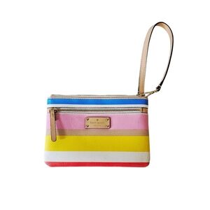 Kate Spade Colorful Striped Wristlet